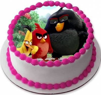 Торт Красная птица из Angry Birds №1765