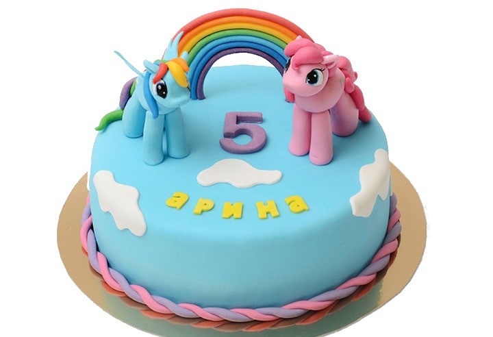 Торт 5 лет девочке пони