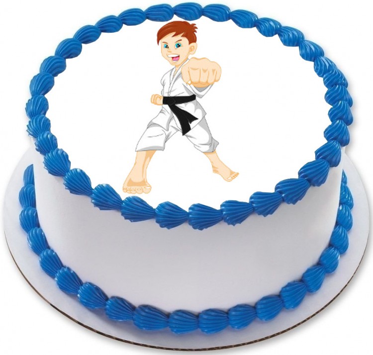 Торт каратэ на день рождения