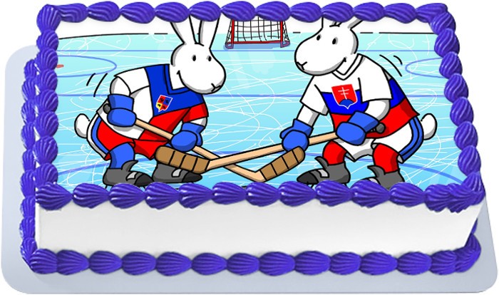 Торт тематика хоккей