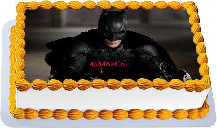 Торт с Бэтменом на прянике
