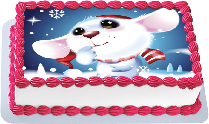 Торт новогодний мышата