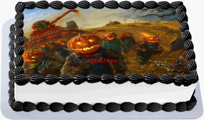 Страшный торт на хэллоуин ы