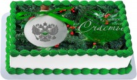 Новогодний корпоративный торт в Санкт-Петербурге