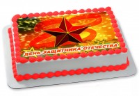 Красивый торт на 23 февраля в Санкт-Петербурге