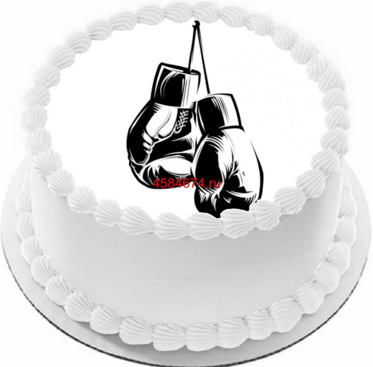 Торт для поклонников профессионального бокса