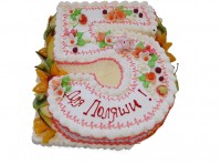 Торт на 5 лет девочке сливки в Санкт-Петербурге