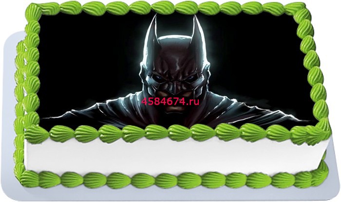 Торт с Бэтменом из мастики фото