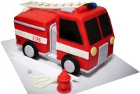 Торт красная пожарная машина в Санкт-Петербурге