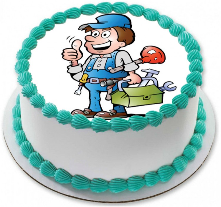Торт слесарю на день рождения