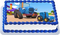 Торт синий трактор с животными {$region.field[40]}