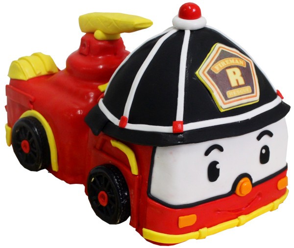 Торт детский пожарная машина