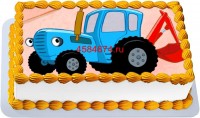 Торт синий трактор 1 год в Санкт-Петербурге